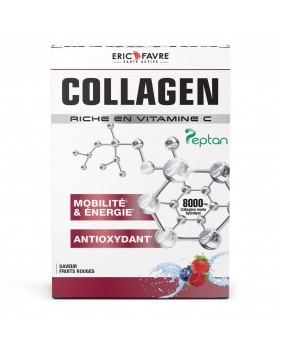 Collagen Peptan en poudre - Collagène marin hydrolysé et enrichi en vitamine C