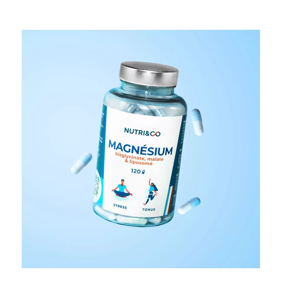 Magnésium 120 gélules .