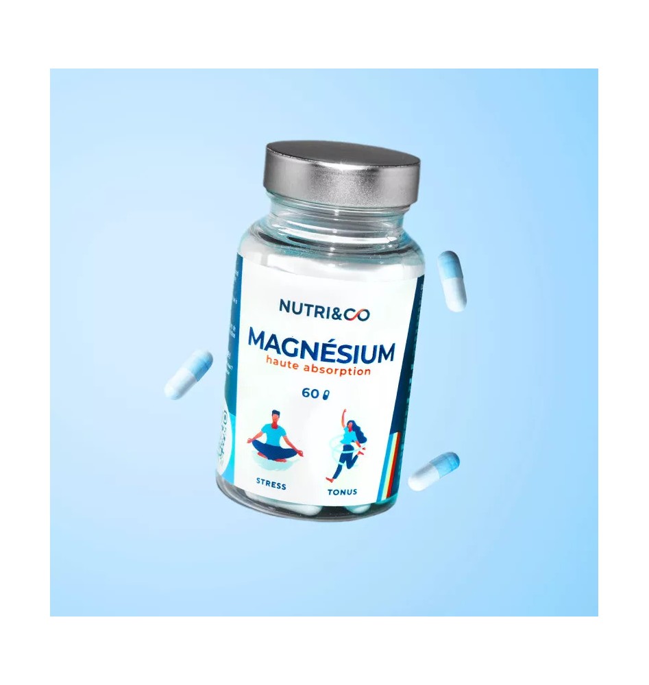 Magnésium 60 gélules . Nutri & co .